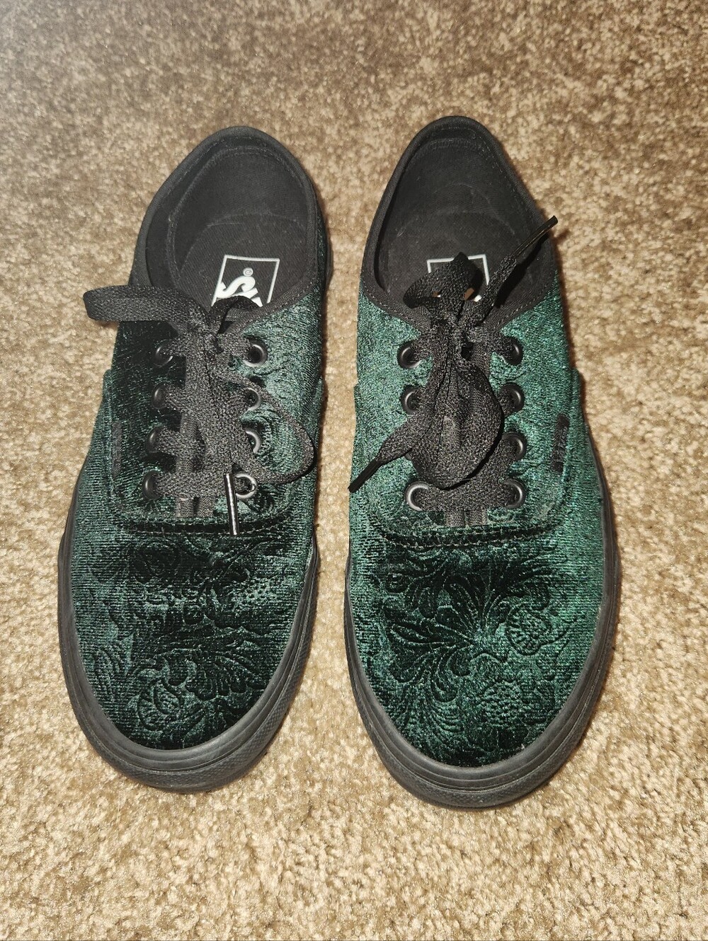Velvet Paisley Vans